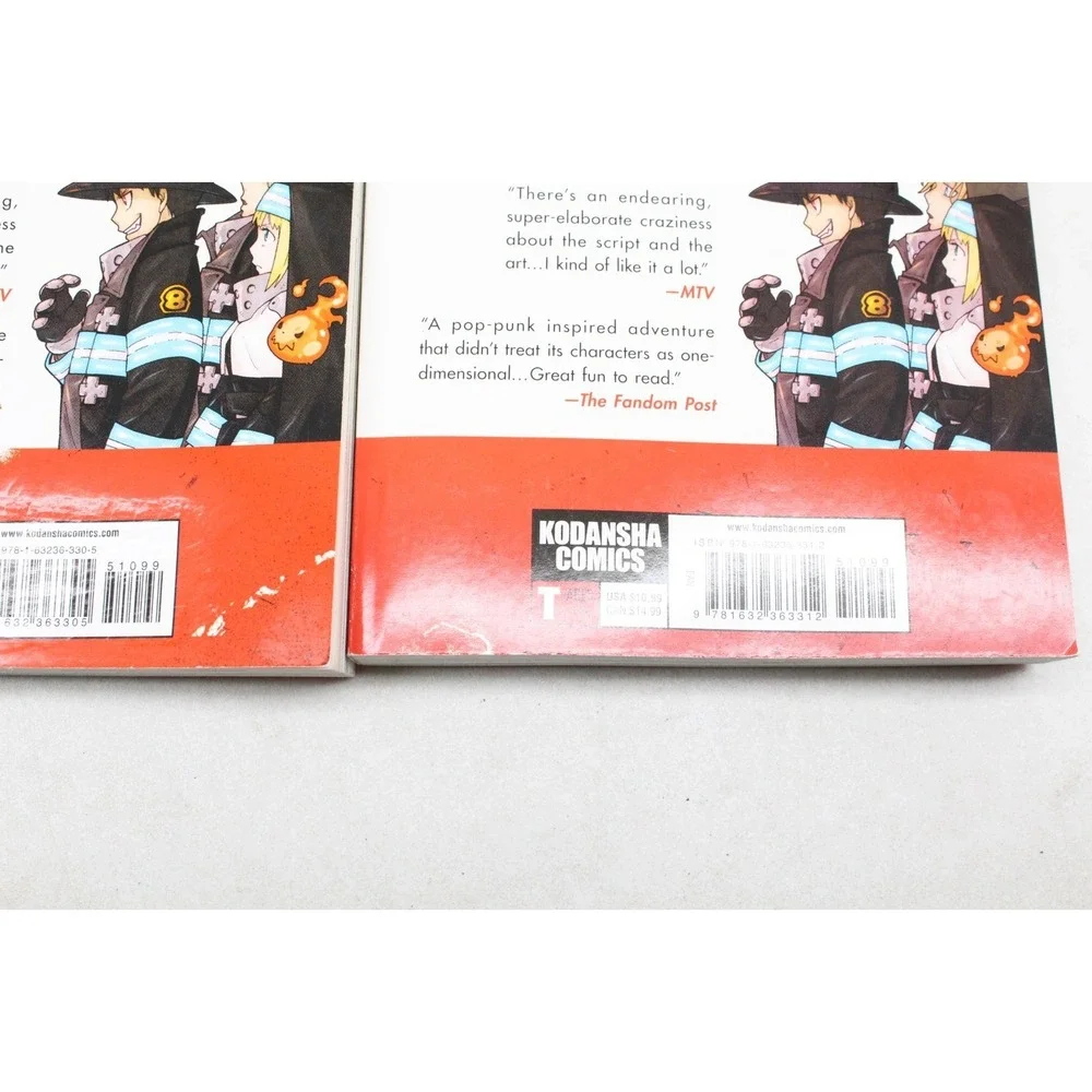 Fire Force‎ Manga Volumes 1 & 2 by Atsushi Ohkubo Kodansha Comics Shonen (B)